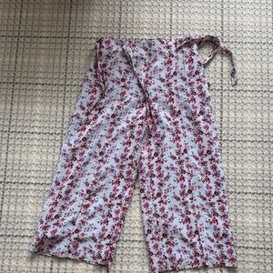 Club Monaco Floral Wide-Leg Pants